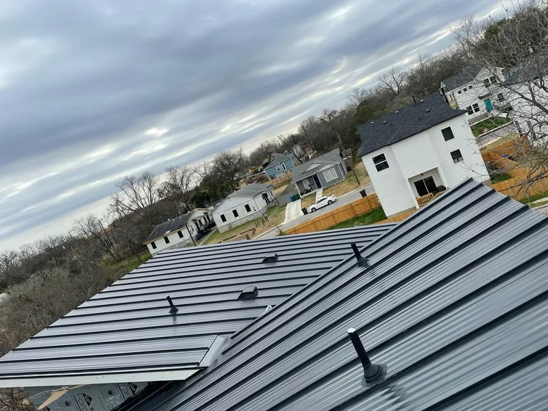 Standing seam metal roof panels with vents for Skylight Repair in East Kapolei
